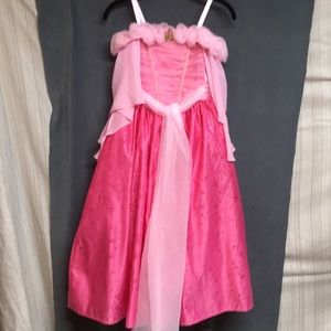 Disney Store Aurora princess costume size 7/8 EUC